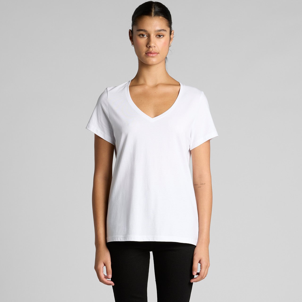 AS Colour Wo's Maple V Neck Tee | 4023 - AS Colour - Custom Apparel by Breaking Free Industries