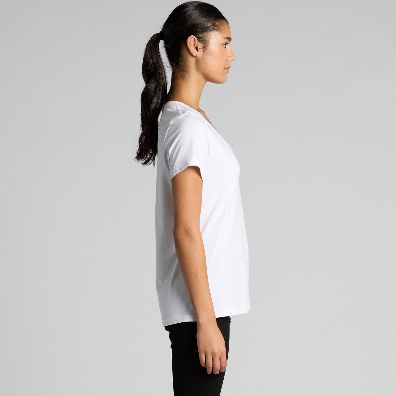 AS Colour Wo's Maple V Neck Tee | 4023 - AS Colour - Custom Apparel by Breaking Free Industries