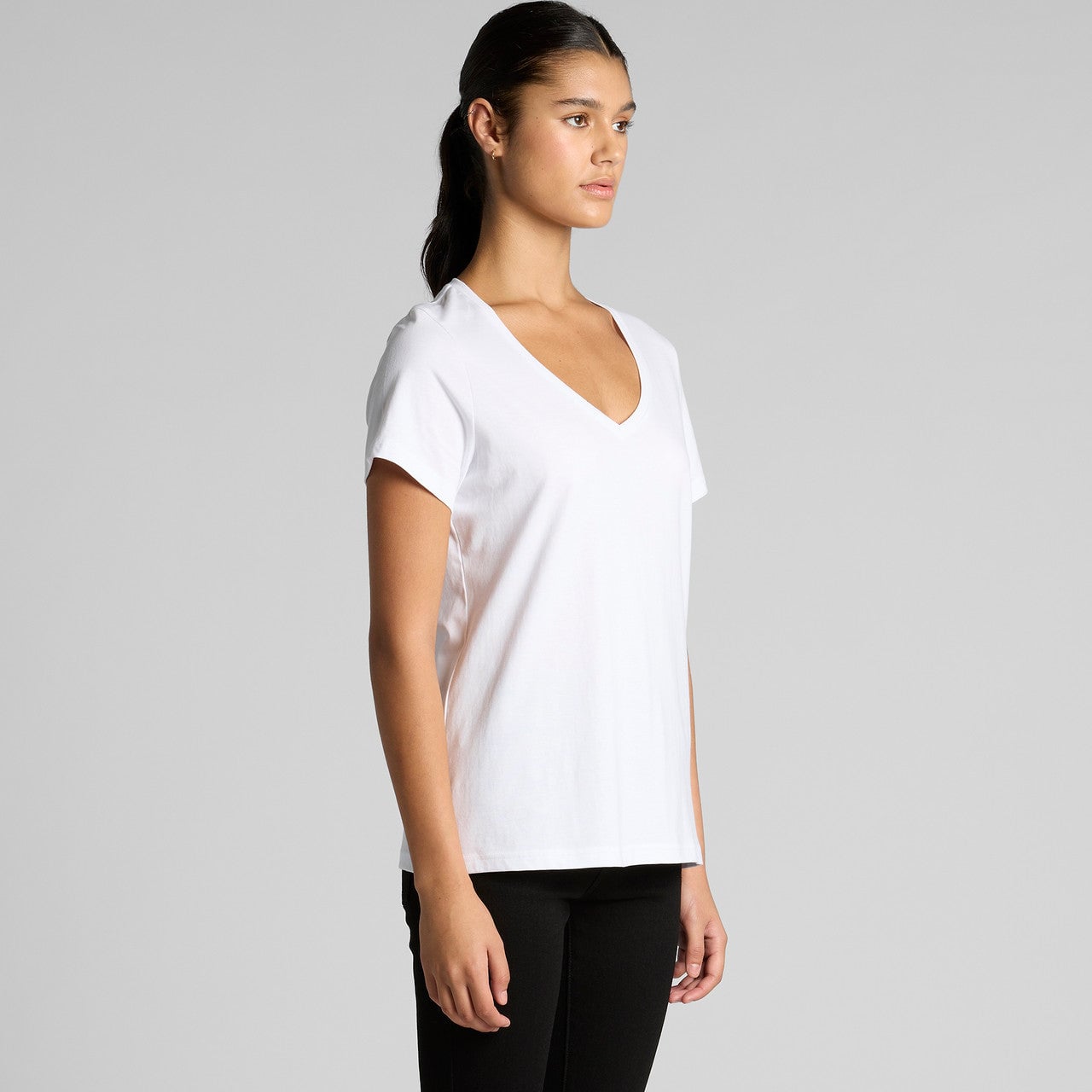 AS Colour Wo's Maple V Neck Tee | 4023 - AS Colour - Custom Apparel by Breaking Free Industries