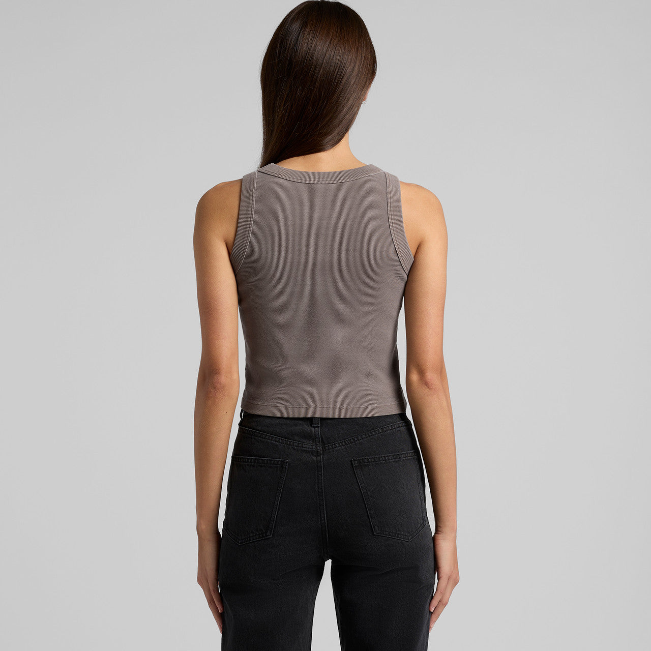 AS Colour Wo's Faded Organic Rib Crop Tank | 4035