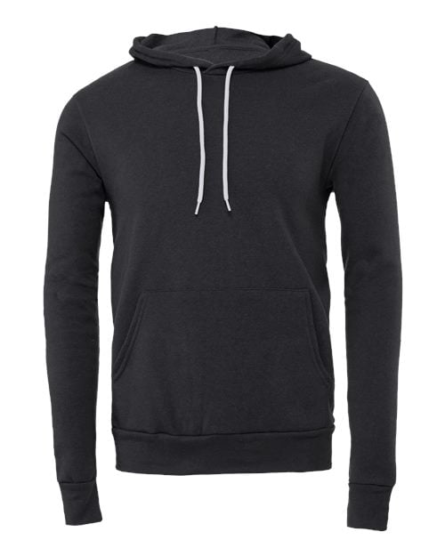 Bella+Canvas 3719 Unisex Sponge Fleece Hoodie — Premium Customizable Hoodie — Asphalt