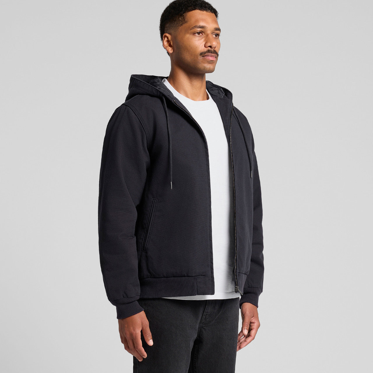 AS Colour Canvas Bomber Hood Jacket | 5532