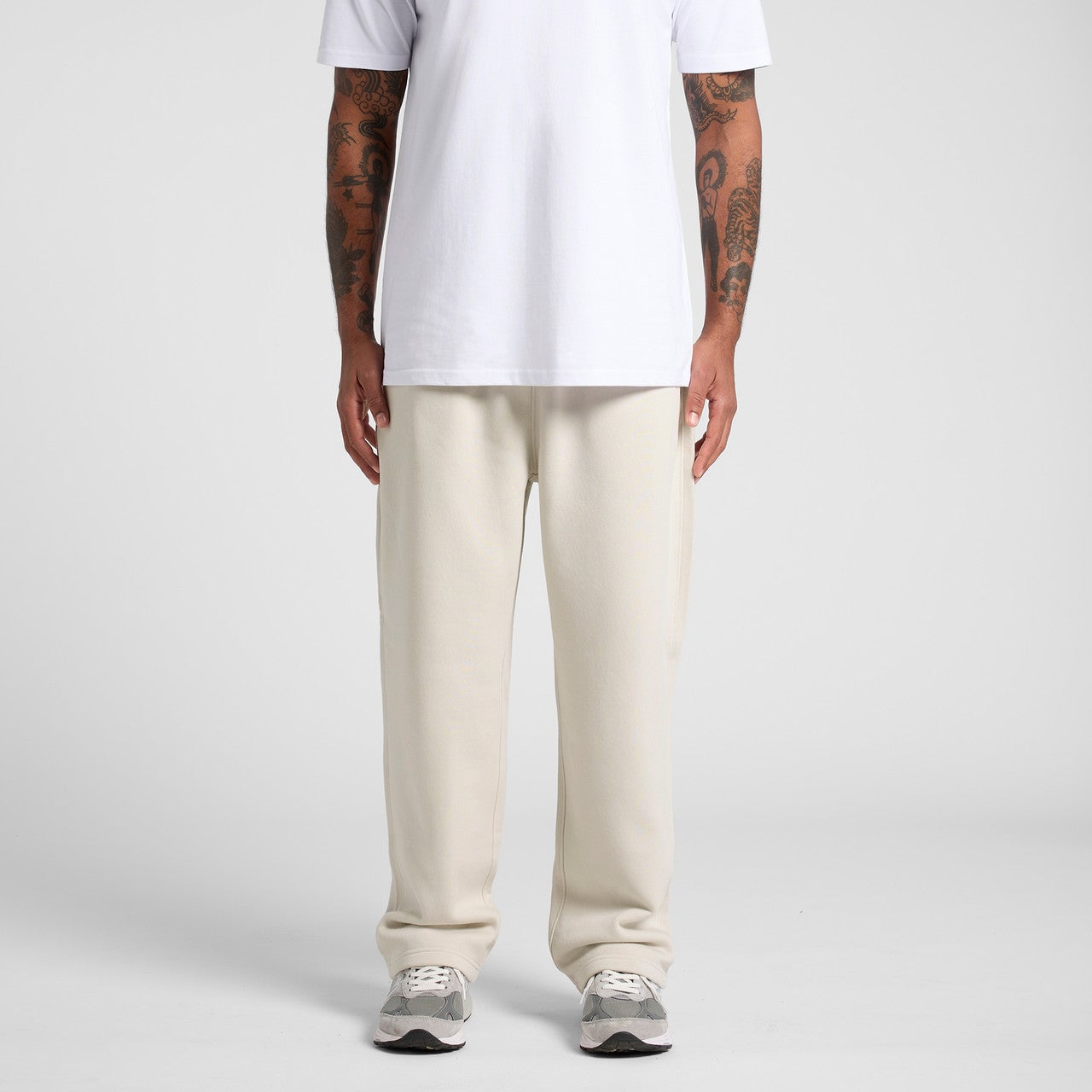 AS Colour Relax Cuffless Track Pants 5942 — main view, blank wholesale fleece