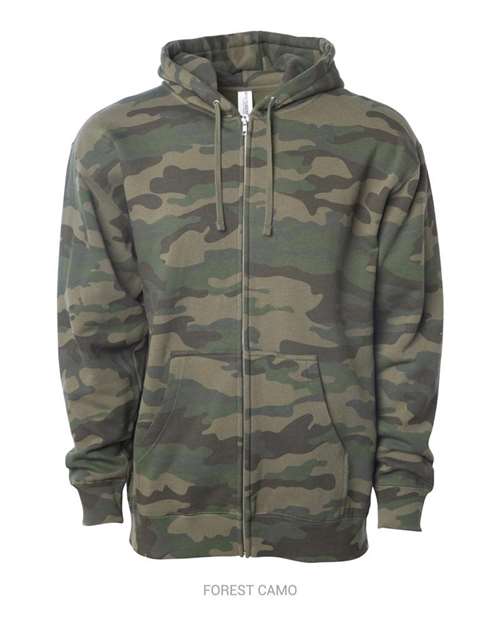 Independent Trading Co. Unisex Midweight Full Zip Hood - Independent Trading Co. - Custom Apparel by Breaking Free Industries