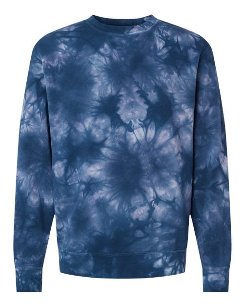 Independent Trading Co. Unisex Midweight Tie Dyed Crew - Independent Trading Co. - Custom Apparel by Breaking Free Industries