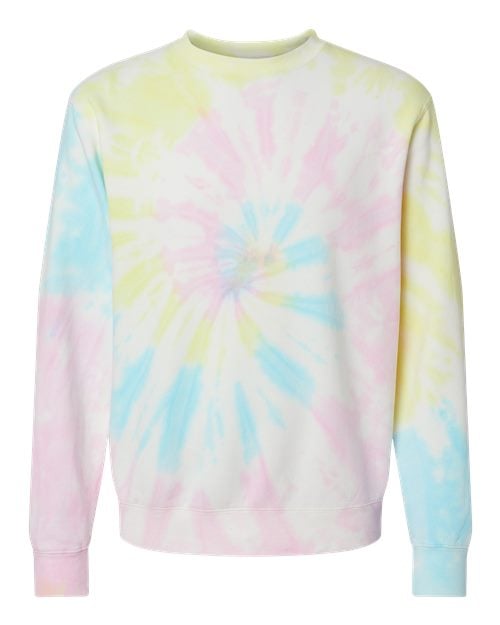 Independent Trading Co. Unisex Midweight Tie Dyed Crew - Independent Trading Co. - Custom Apparel by Breaking Free Industries