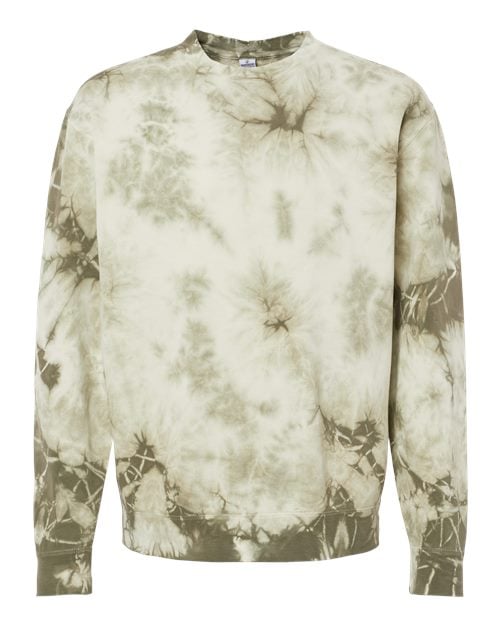 Independent Trading Co. Unisex Midweight Tie Dyed Crew - Independent Trading Co. - Custom Apparel by Breaking Free Industries