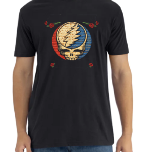 Steal Your Matza vintage shirt with distressed matza skull and roses