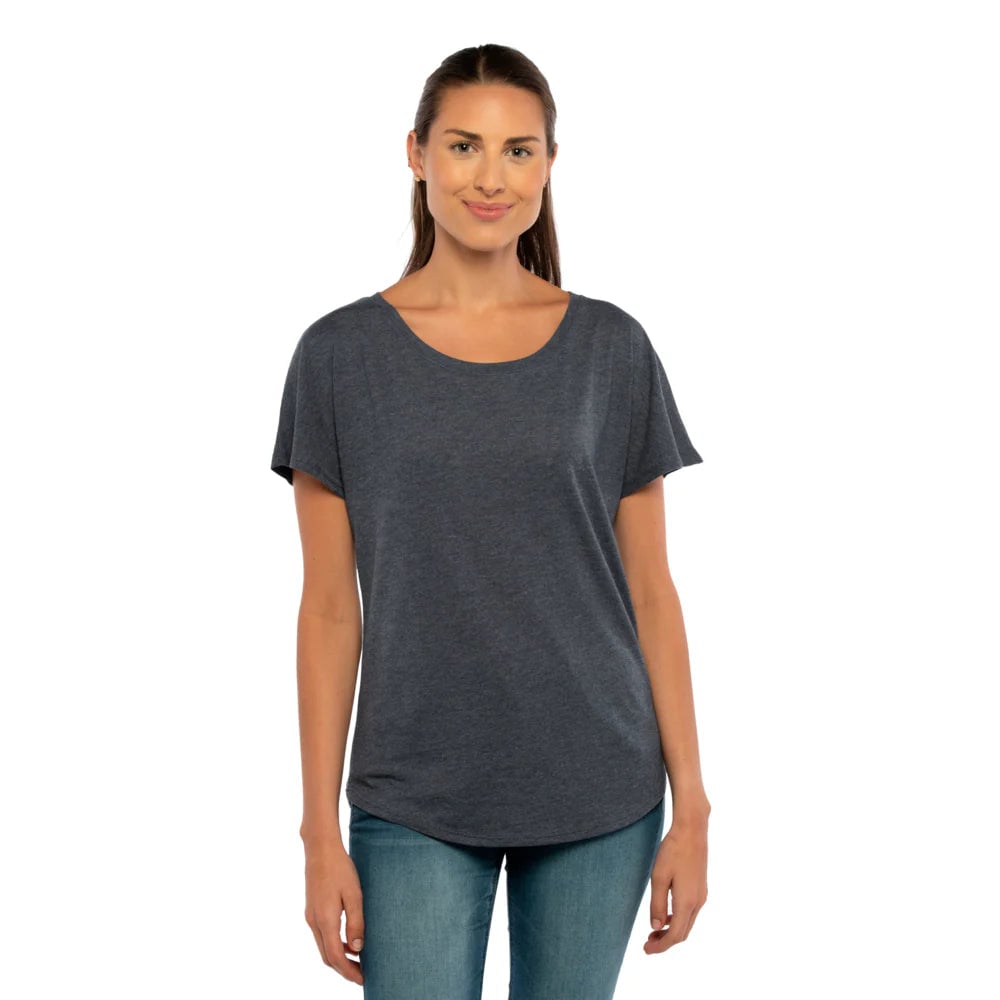 Next Level Women’s Triblend Dolman T-Shirt | 6760 - Next Level - Custom Apparel by Breaking Free Industries