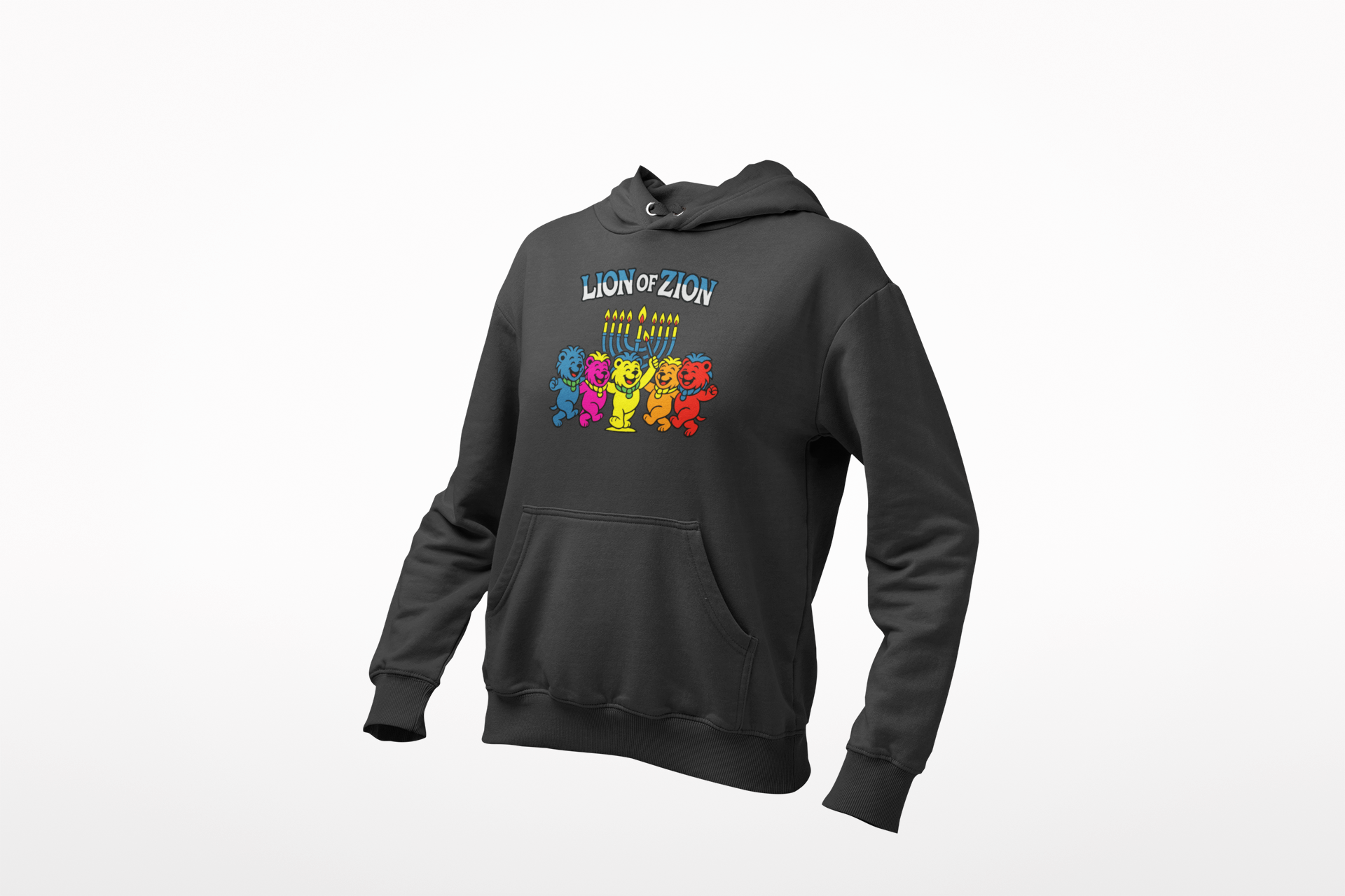 Lion of Zion Apparel - Lion Of Zion Chanukkah Hoodie | 80 - Lion of Zion Apparel - Custom Apparel by Breaking Free Industries