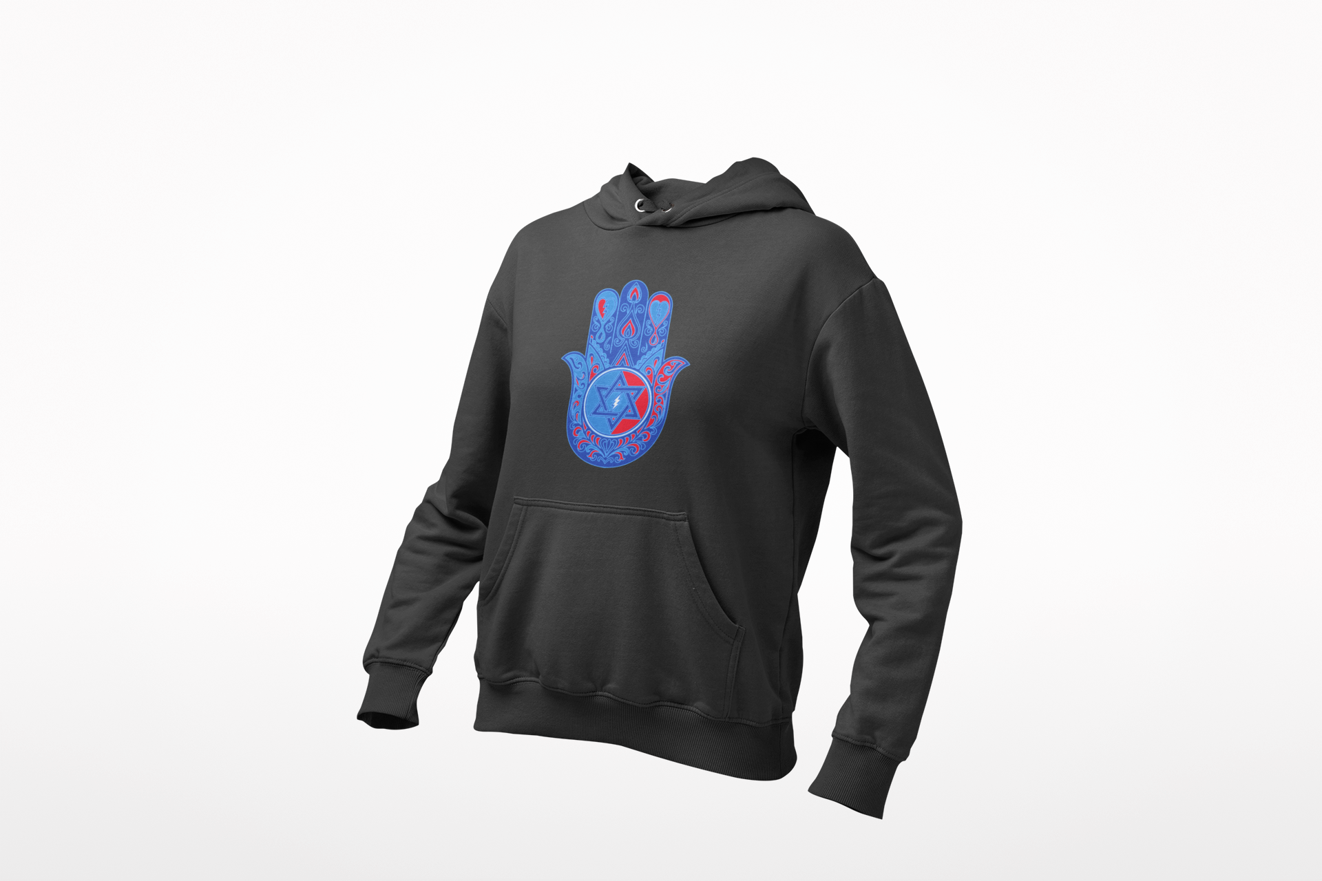 Lion of Zion Apparel - Lion Of Zion Star Of David Hamsa H - Lion of Zion Apparel - Custom Apparel by Breaking Free Industries
