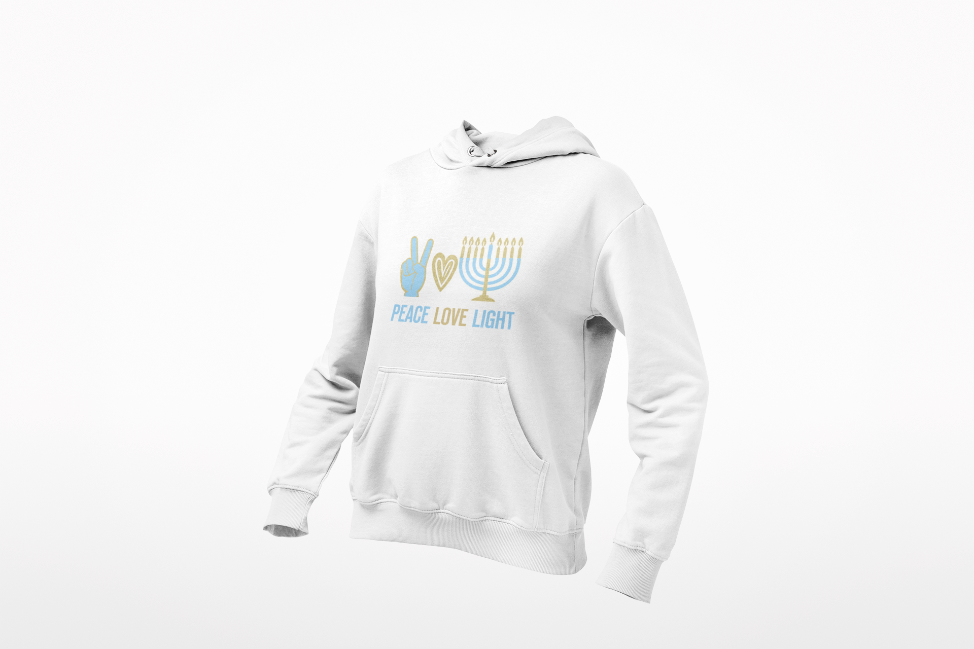Lion of Zion Apparel - Lion Of Zion Chanukkah Peace Love - Lion of Zion Apparel - Custom Apparel by Breaking Free Industries