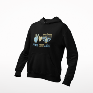 Lion of Zion Apparel - Lion Of Zion Chanukkah Peace Love - Lion of Zion Apparel - Custom Apparel by Breaking Free Industries