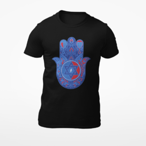 Lion of Zion Apparel - Lion Of Zion Star Of David Hamsa T - Lion of Zion Apparel - Custom Apparel by Breaking Free Industries