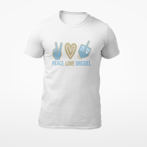 Lion of Zion Apparel - Lion Of Zion Chanukkah Peace Love - Lion of Zion Apparel - Custom Apparel by Breaking Free Industries