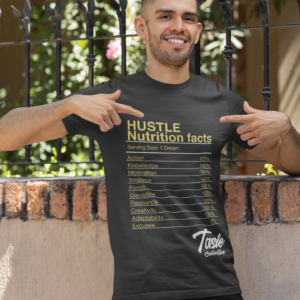 Breaking Free - AS Colour Taste Collective: Hustle Facts Tee Fro - Breaking Free - Custom Apparel by Breaking Free Industries