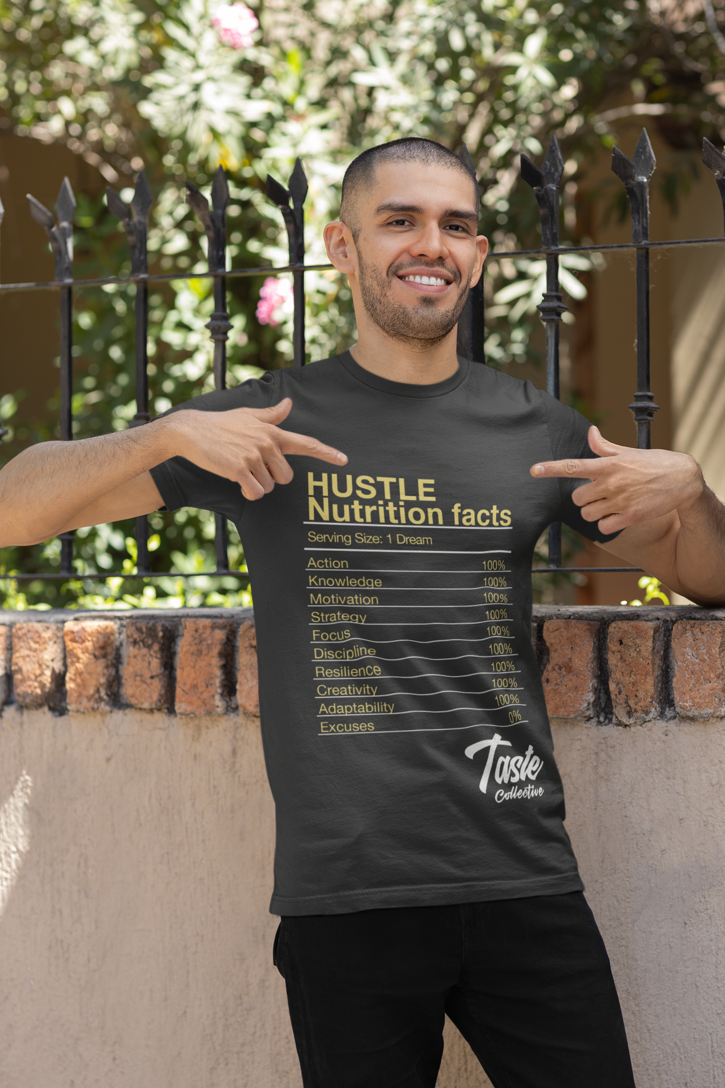 Breaking Free - AS Colour Taste Collective: Hustle Facts Tee Fro - Breaking Free - Custom Apparel by Breaking Free Industries