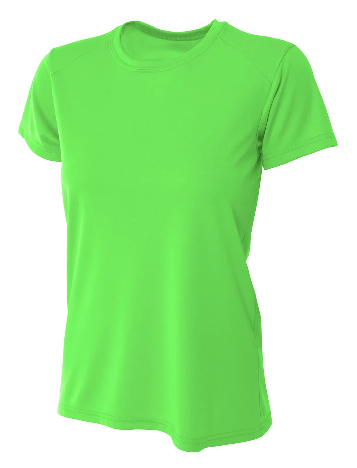 Women's Cooling Performance Crew | NW3201 - Safety Green