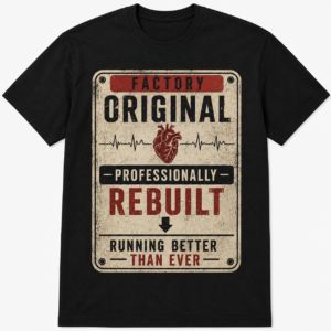Factory Original, Professionally Rebuilt Heart Surgery Recovery Tee