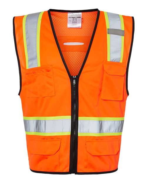 Kishigo 1580–1581 safety vest in Orange, front view