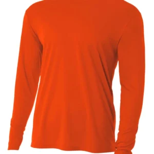 Cooling Performance Long Sleeve Crew | N3165 - Athletic Orange