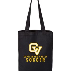 Capo Soccer Tote Bag — Black & Gold CV