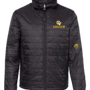 CV Soccer Lightweight Puffer Jacket — Black